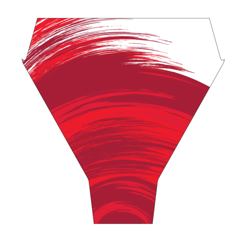 Brushstroke Sleeve - Red